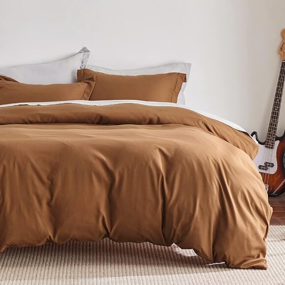 New Full or Queen Duvet Covers  - Soft Brushed Microfiber 3 Pieces with Zipper C - Picture 2 of 6